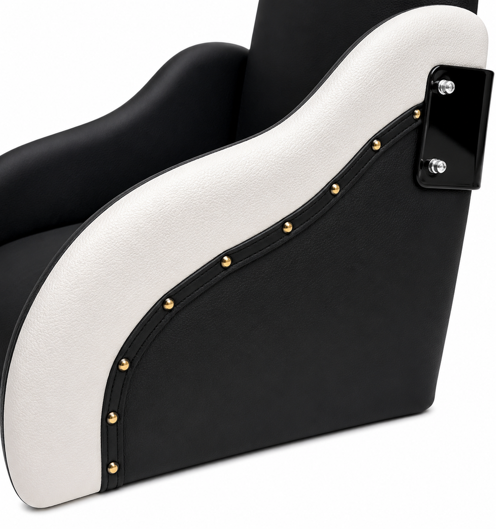 Kutsche Marathonsitzbock Beige mit Pins | Kutschersitz